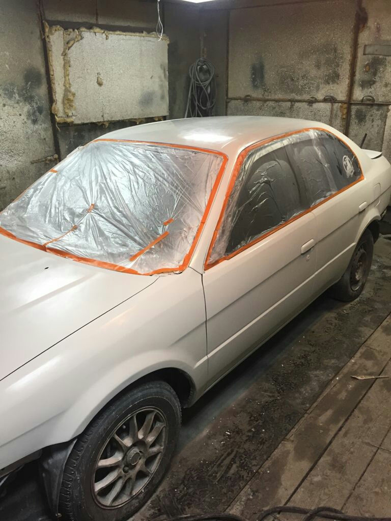 Покрасочные работы) — Toyota Corsa (5G), 1,5 л, 1997 года | кузовной ремонт  | DRIVE2