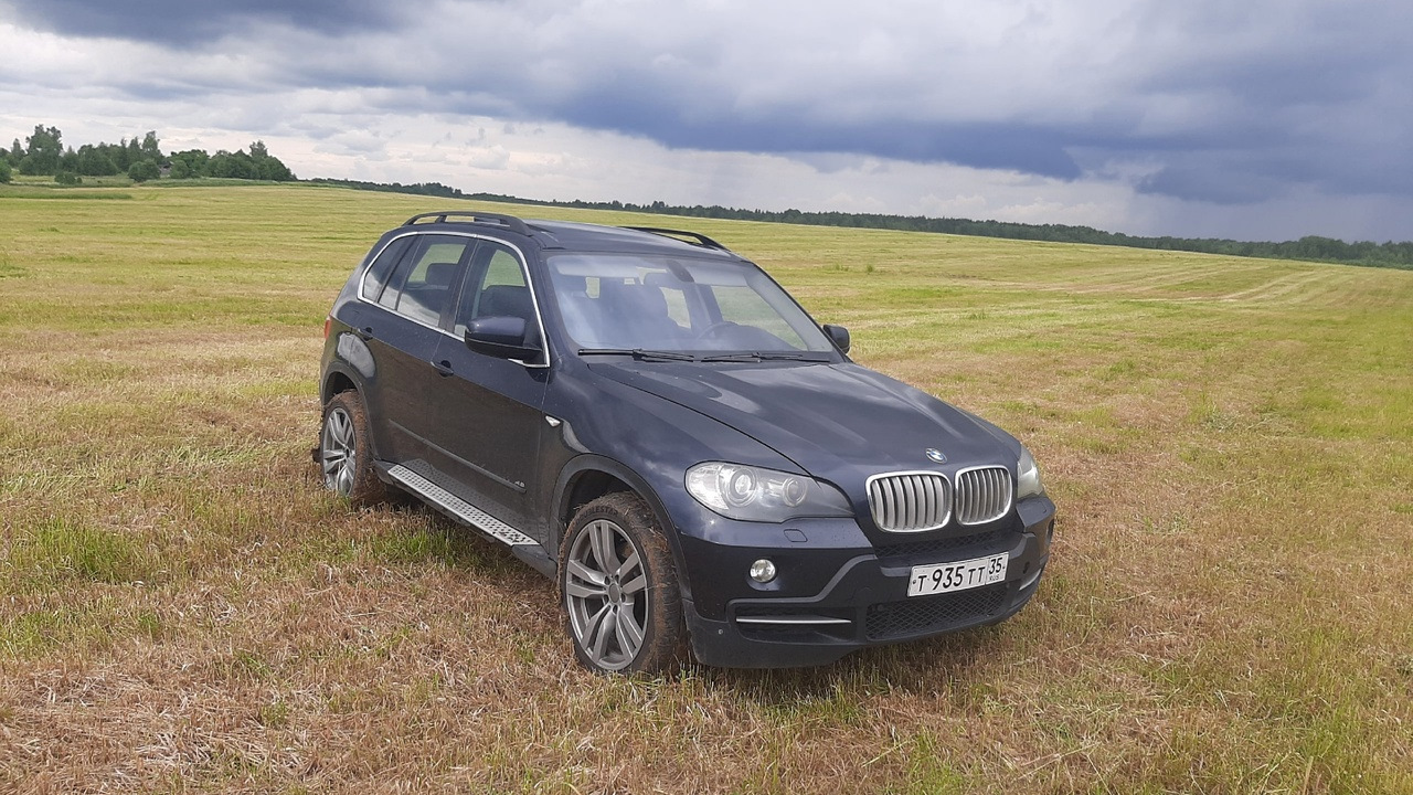 BMW X5 (E70) 4.8 бензиновый 2007 | три туза на DRIVE2