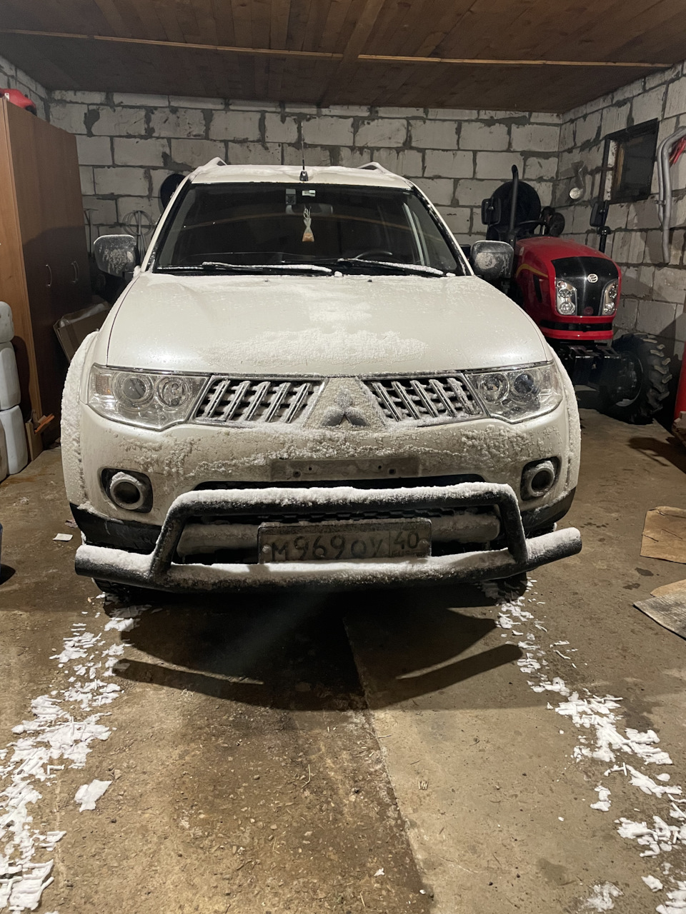 Ну здравствуй, зима! 🥶 — Mitsubishi Pajero Sport (2G), 2,5 л, 2012 года ...
