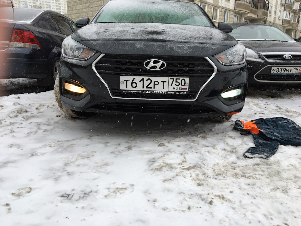 ДХО наконец-то — Hyundai Solaris (2G), 1,6 л, 2018 года | тюнинг | DRIVE2