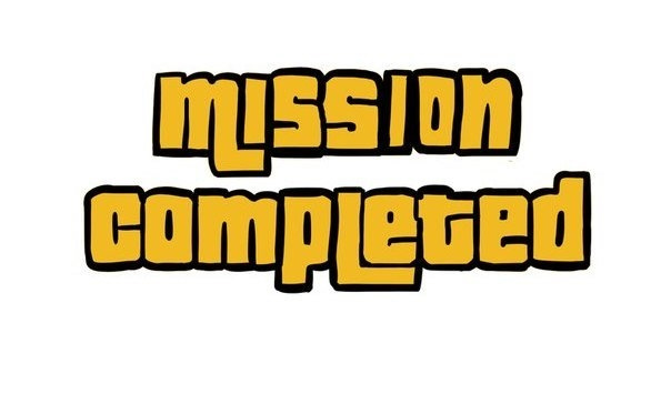 Картинка mission complete