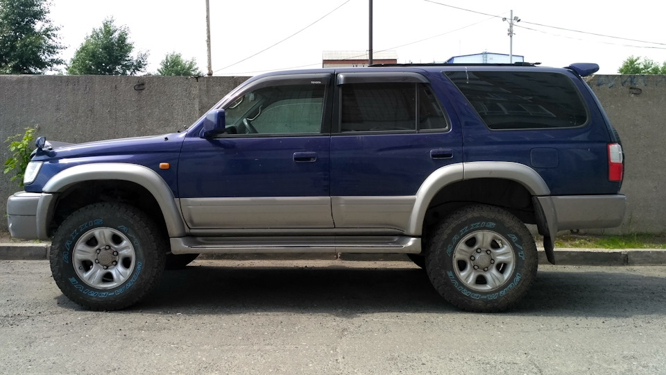 Меняем задние пружины — Toyota Hilux Surf (3G), 2,7 л, 2000 года ...