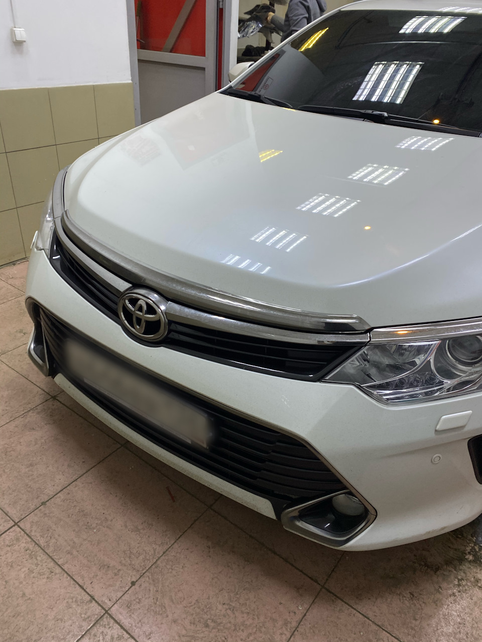 Дефлектор / ветровики — Toyota Camry (XV50), 2,5 л, 2016 года | аксессуары  | DRIVE2