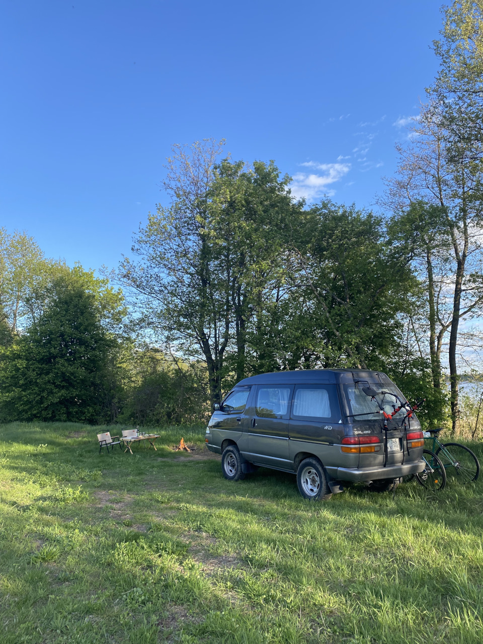 Выезд в Беларусь. Велодорожка, еда и ванлайф — Toyota Lite Ace, 2,2 л, 1994  года | путешествие | DRIVE2