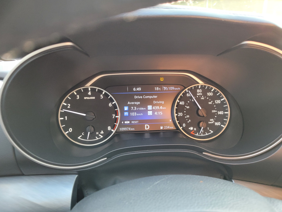 Расход топлива 7.3л./100 км — Nissan Maxima VII (A35), 3,5 л, 2016 года ...