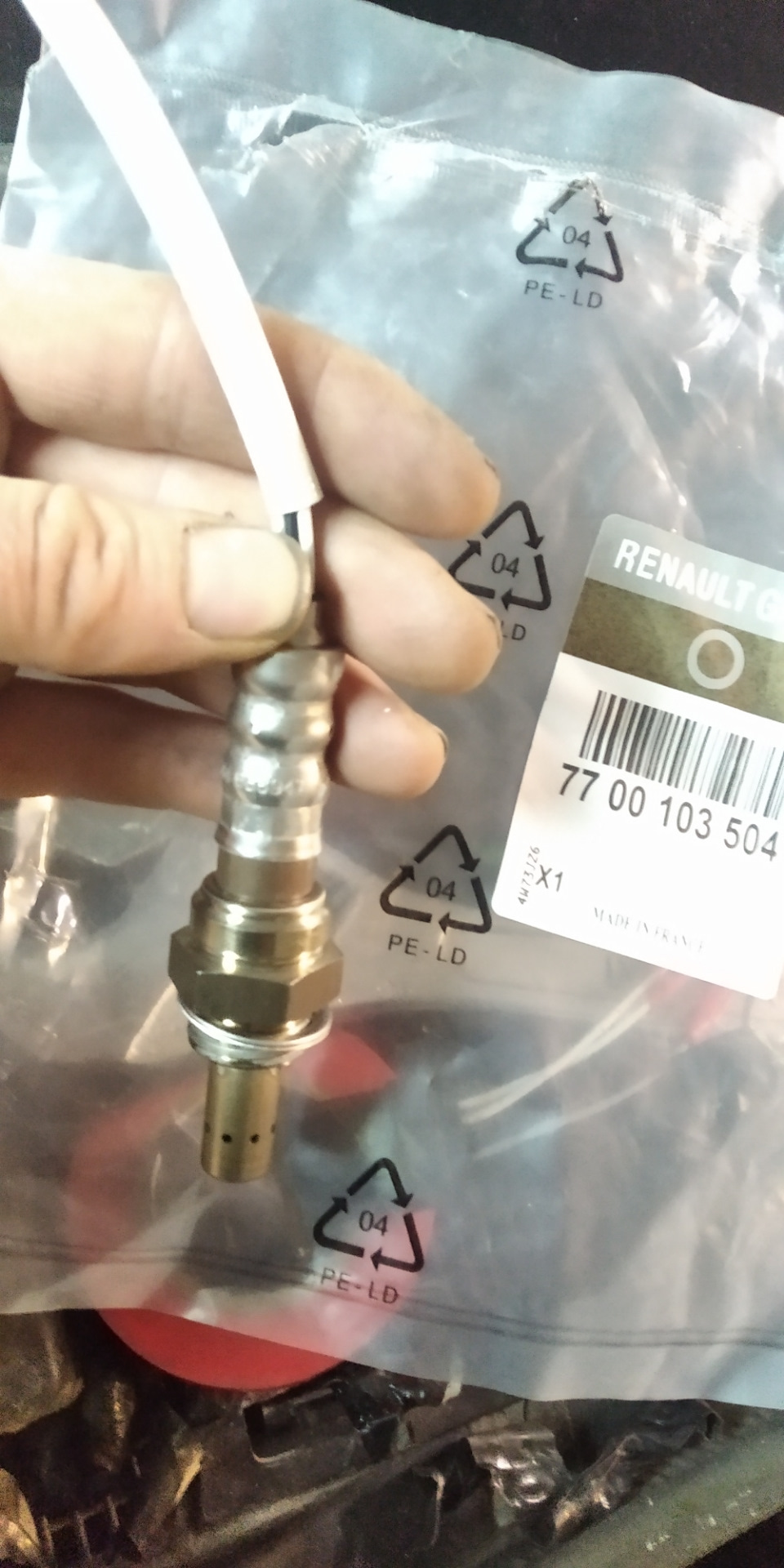7700103504 Датчик кислорода (ЛЯМБДА ЗОНД) RENAULT | Запчасти на DRIVE2