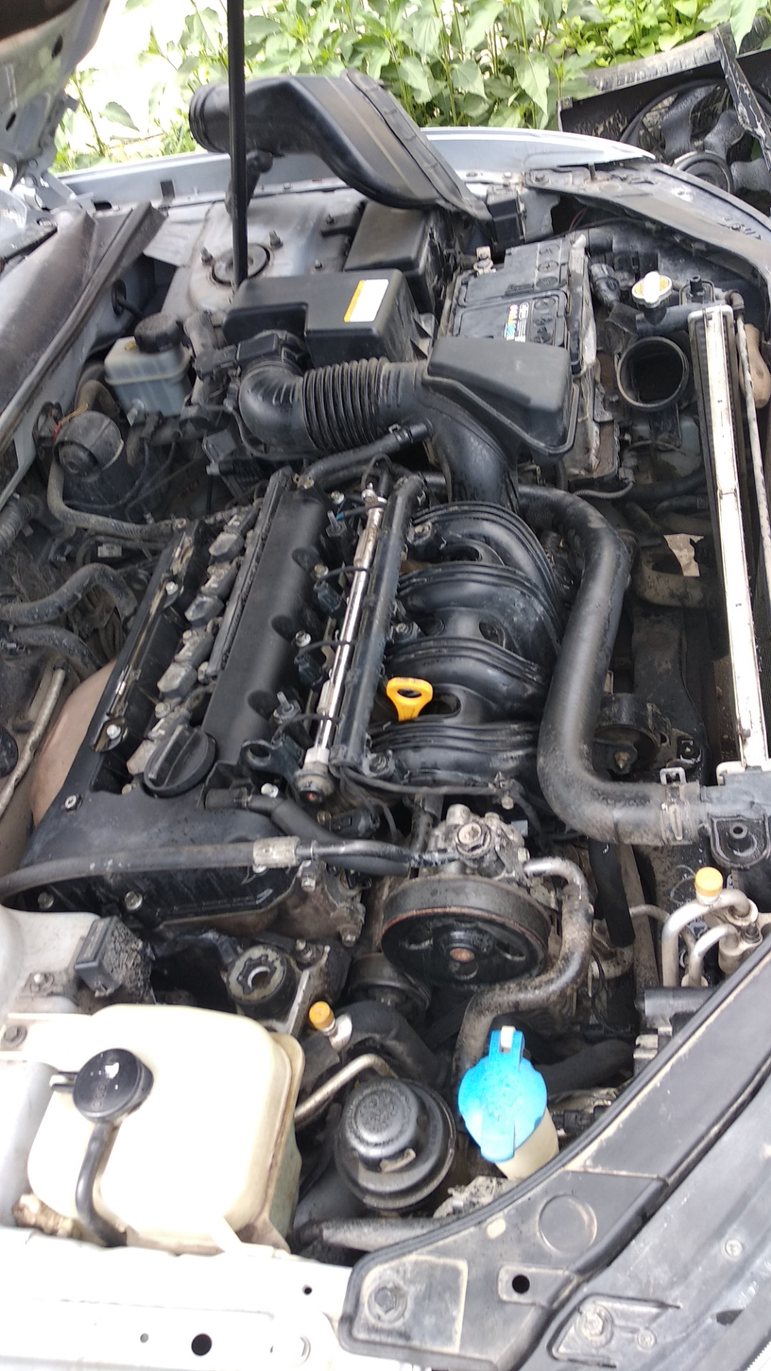 Помыл радиаторы — Hyundai Sonata V (NF), 2,4 л, 2005 года | своими ...