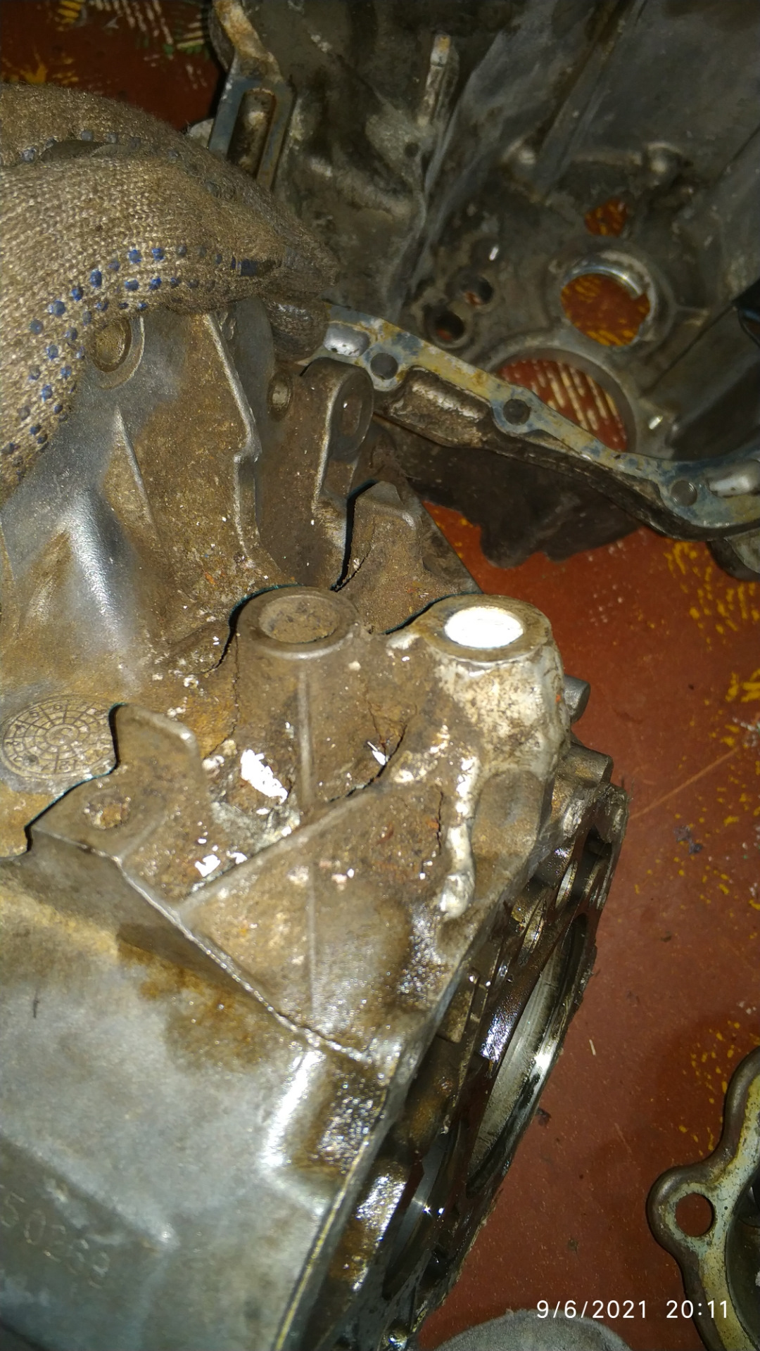 ВЕ3->ВЕ4 #2 (КПП на замену+аргон, передатки) — Peugeot 205, 1,9 л, 1992 ...