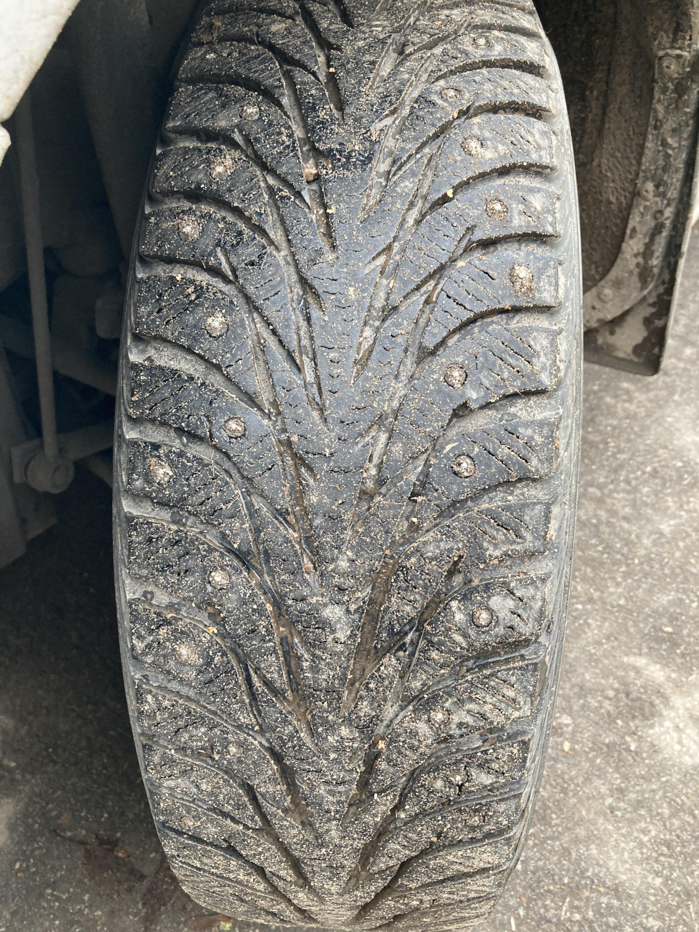 Ошиповка зимней резины — Skoda Octavia A5 Mk2, 1,6 л, 2010 года | шины ...