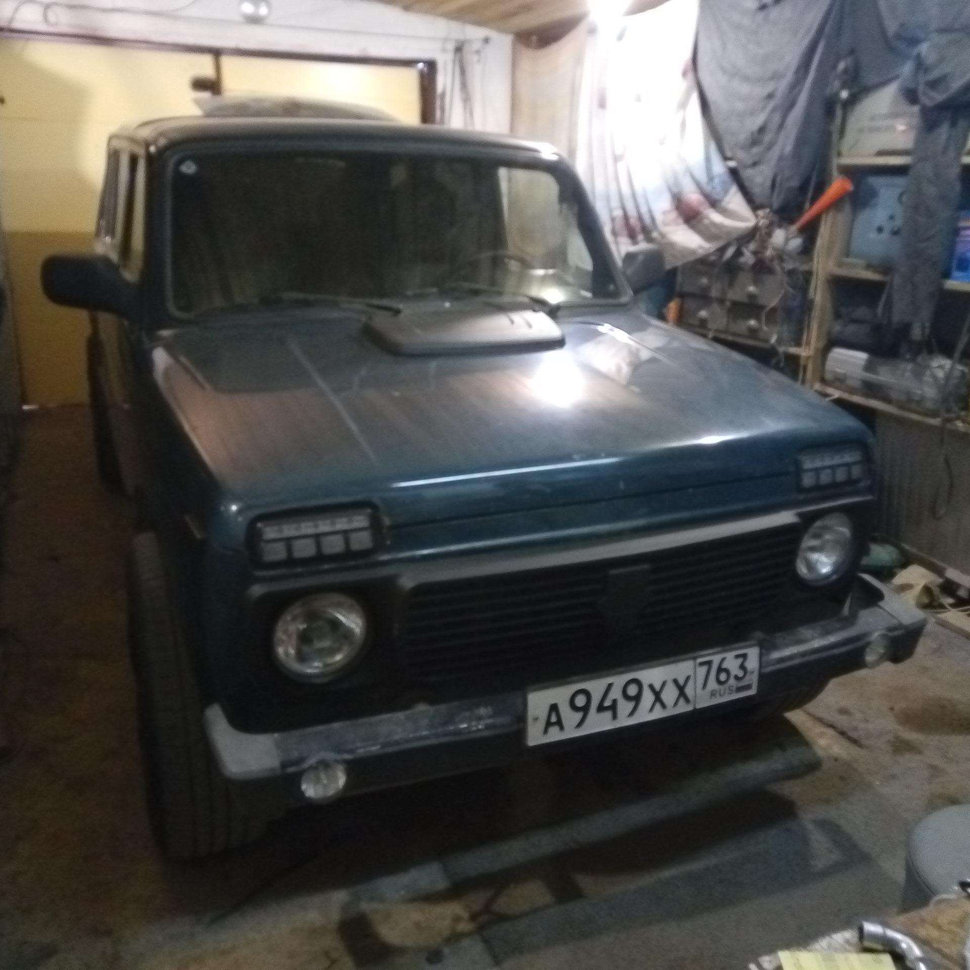 Решетка нива в стиле гелик — Lada 4x4 5D, 1,7 л, 2005 года | тюнинг ...