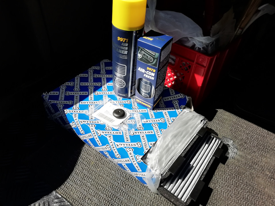 Чистка испарителя кондиционера MANNOL AIR CONDITIONER CLEANER 9971 ...