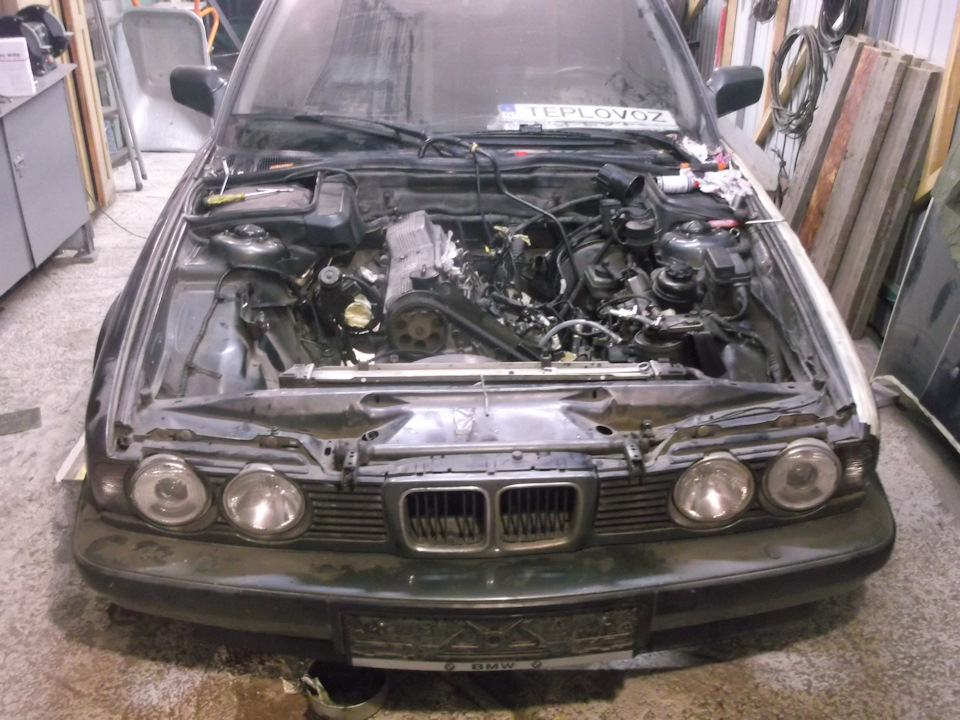 Понесло… — BMW 5 series (E34), 2,4 л, 1989 года | своими руками | DRIVE2