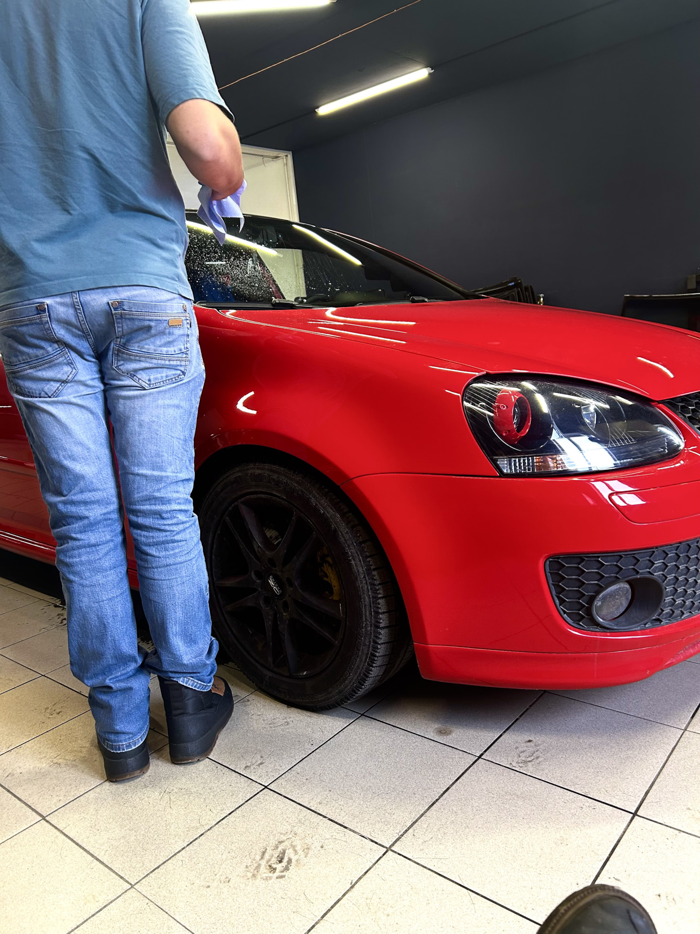 35. Очередные фары оем+линзы led dk300 — Volkswagen Golf Variant (Mk5 ...