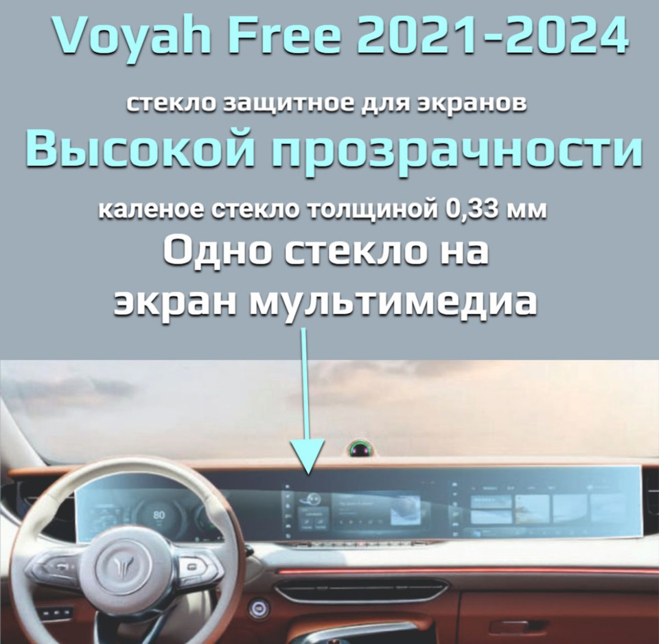 Стекло защитное — Voyah Free, 1,5 л, 2024 года | аксессуары | DRIVE2