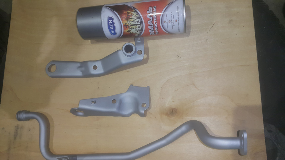 Очистка и покраска деталей термостойкой краской двигателя мерседес w140 ...