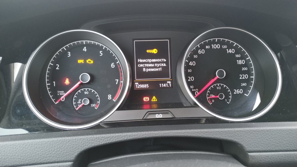 Неисправность замка зажигания. В ремонт. Golf Mk7 2013 1.4 TSI ...