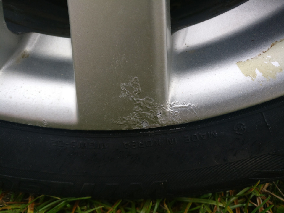 Вздулась краска на штатных дисках — KIA Cerato (3G), 2 л, 2014 года ...