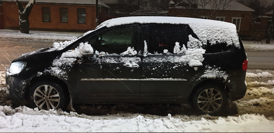 Зимний Туран, или как не хватает обогрева руля. — Volkswagen Touran (1G ...
