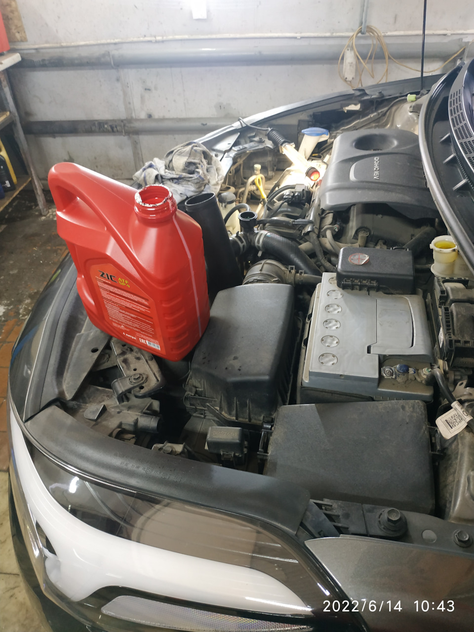 Залезла одна канистра! — KIA Cerato (3G)