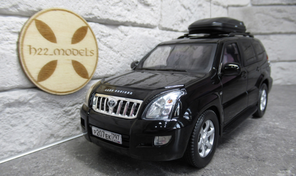 Здесь можно заказать изготовление точной копии вашего автомобиля со всем дополнительным оборудованием и высокой детализаций — Toyota Land Cruiser Prado 120-series