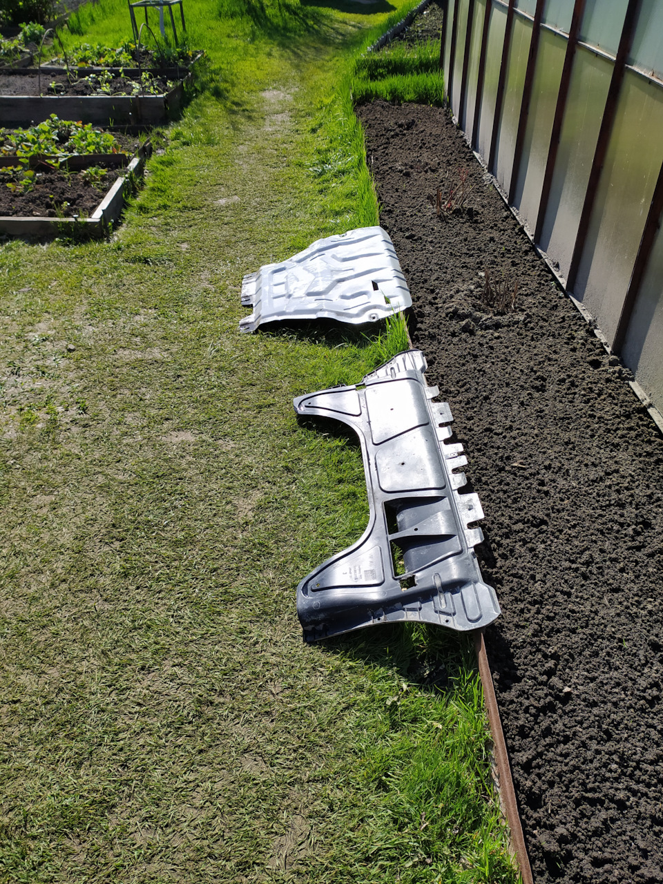 Чистые обе защиты. — Skoda Octavia A7 Mk3