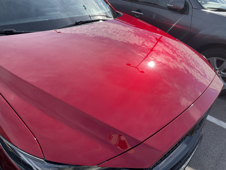 acid rain damage on cars