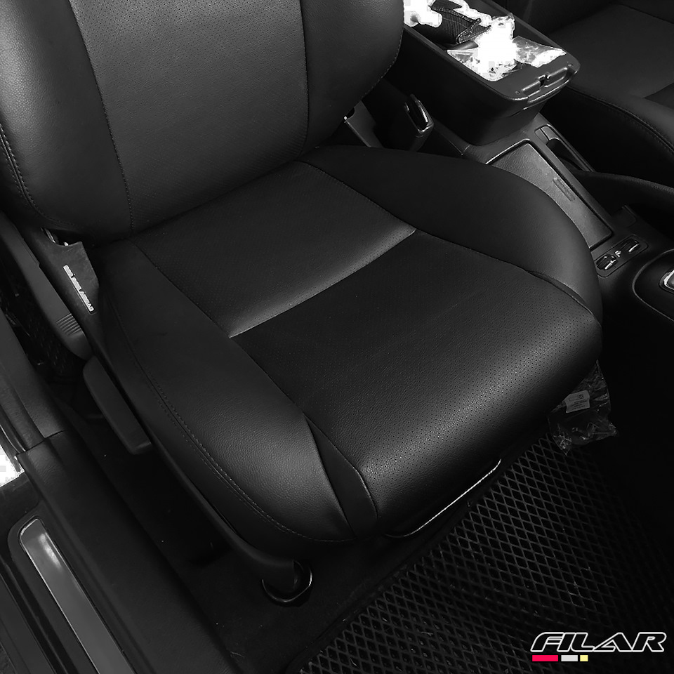 Перетяжка салона Toyota Avensis 2 каркасными чехлами — FILAR на DRIVE2