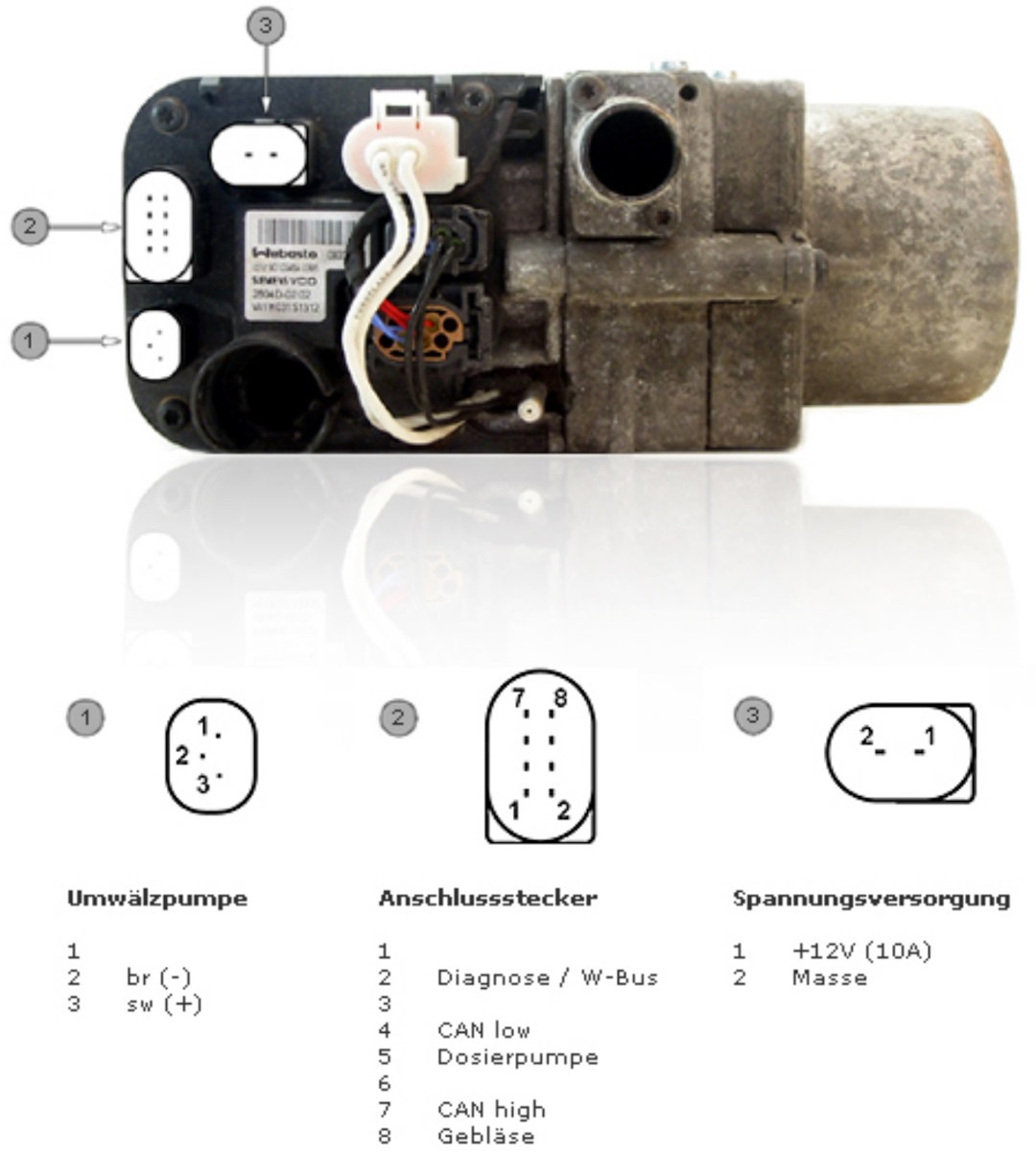 Webasto Thermo Top v разъем