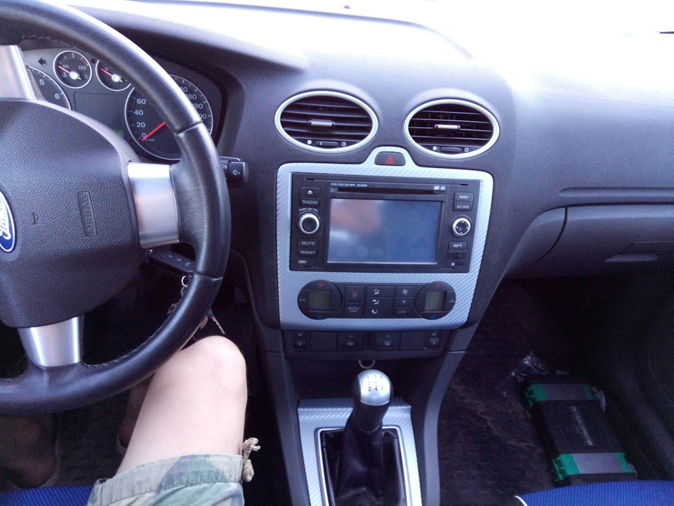 2 din focus 2. Ford Focus 2 2006 магнитола.