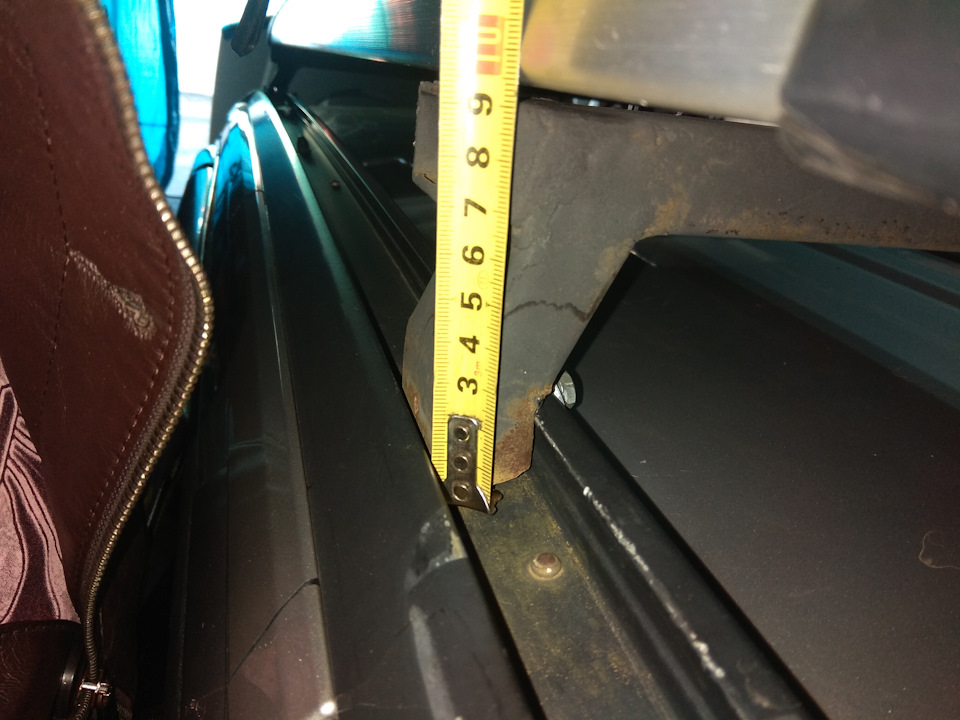 Размеры опор. — Hyundai Terracan