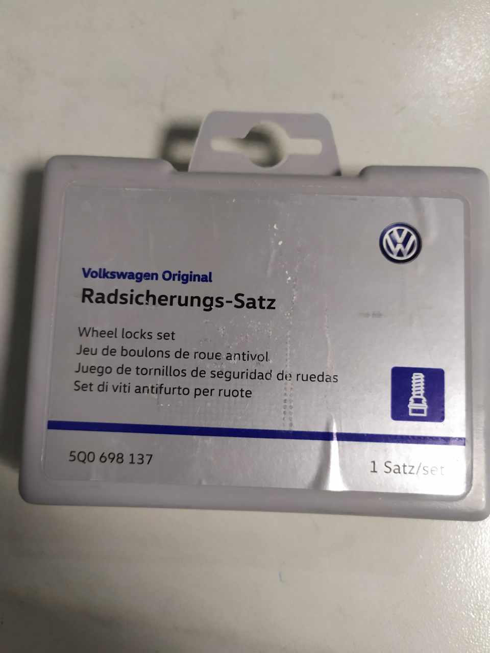 Болты секретные Volkswagen — Volkswagen Tiguan (2G), 1,4 л, 2020 года ...