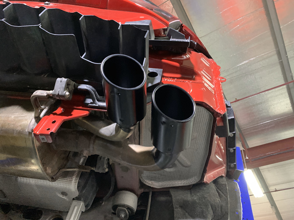 Покраска глушителя — Alfa Romeo Giulia (952), 2,9 л, 2018 года ...