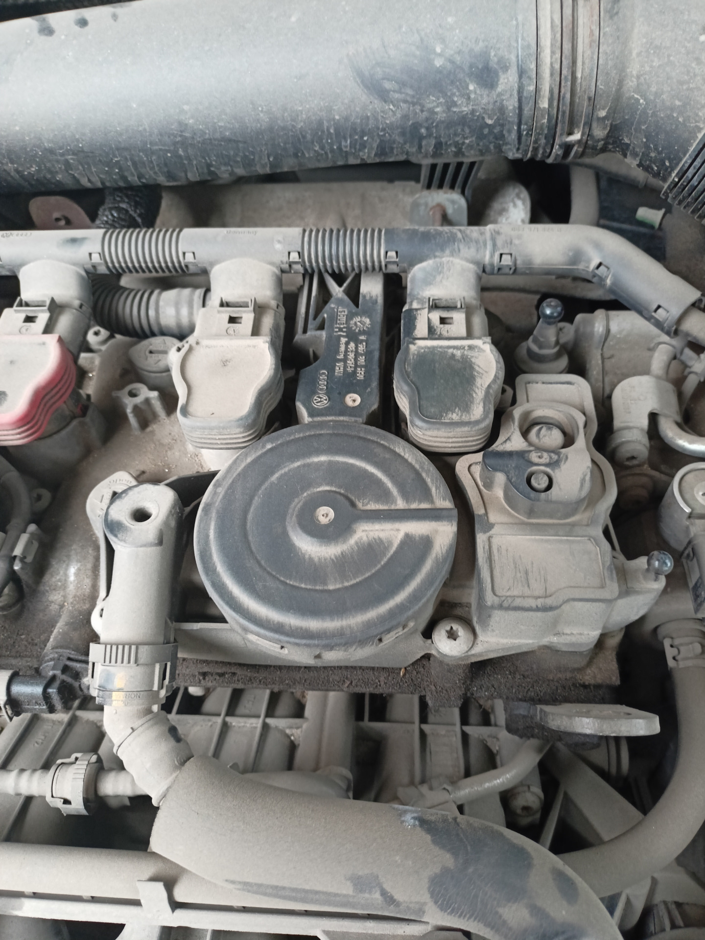 Масло отделитель+ рулевая рейка — Skoda Octavia A5 Mk2, 1,8 л, 2009 ...