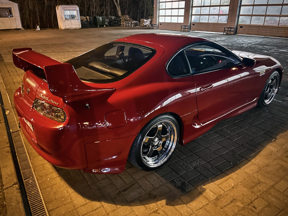 Toyota Supra Dark Red