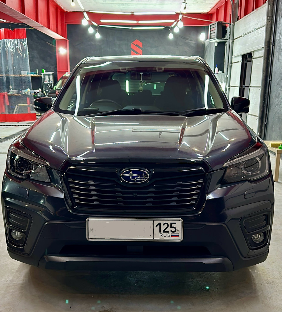 Теперь решетка блеск — Subaru Forester (SK), 2,5 л, 2018 года | тюнинг ...