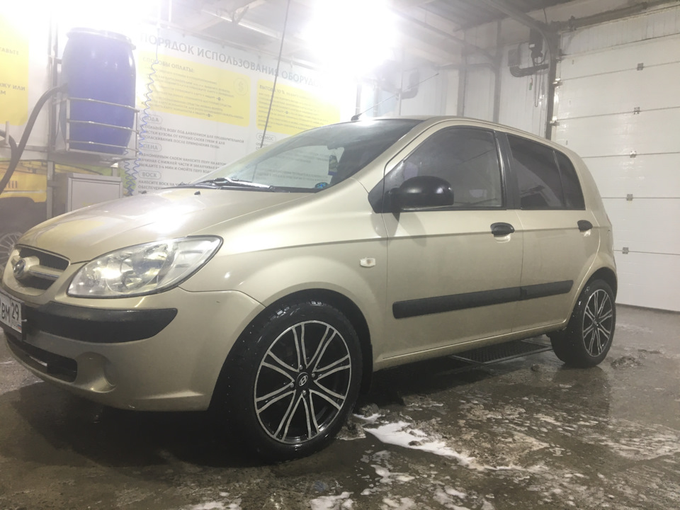 Заменили пороги и задние арки . — Hyundai Getz, 1,4 л, 2006 года ...