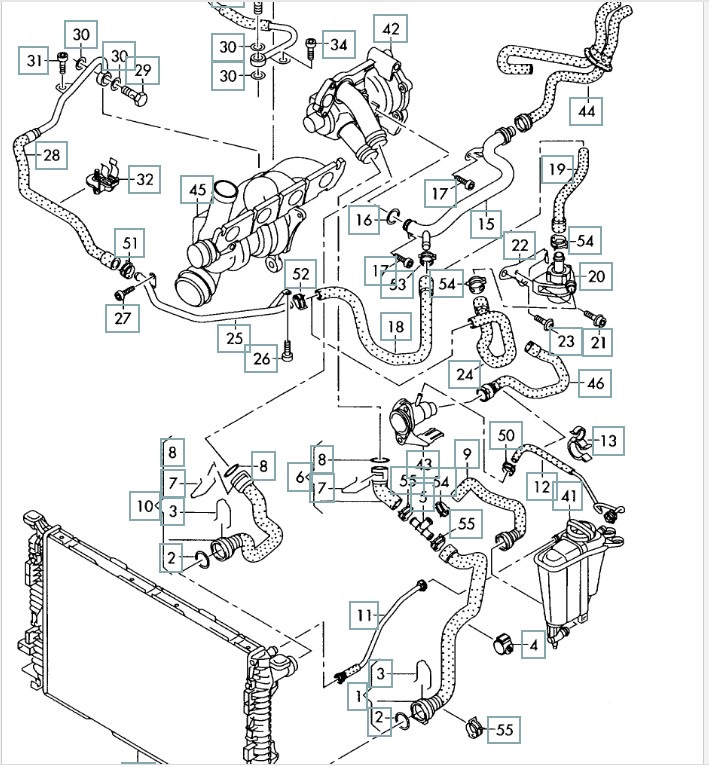 Схема охлаждения ауди а4. Ауди а3 система охлаждения двигателя. Клапан системы охлаждения Ауди.