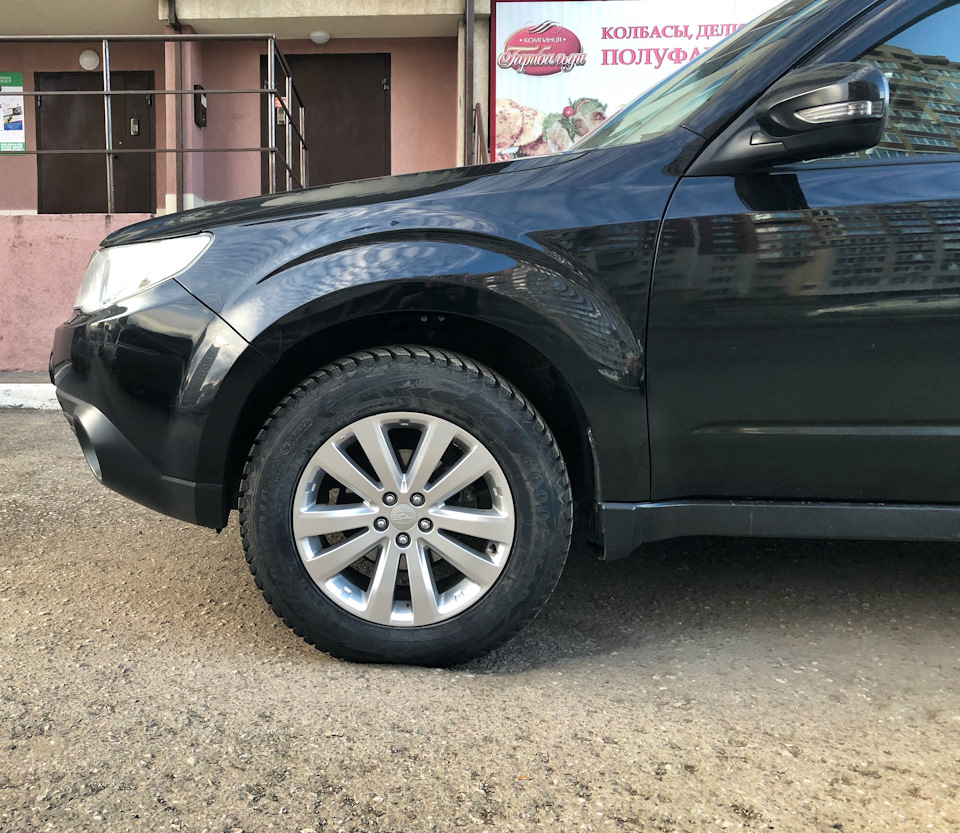 Зимняя резина 225/65/17 — Subaru Forester (SH), 2 л, 2011 года | шины |  DRIVE2