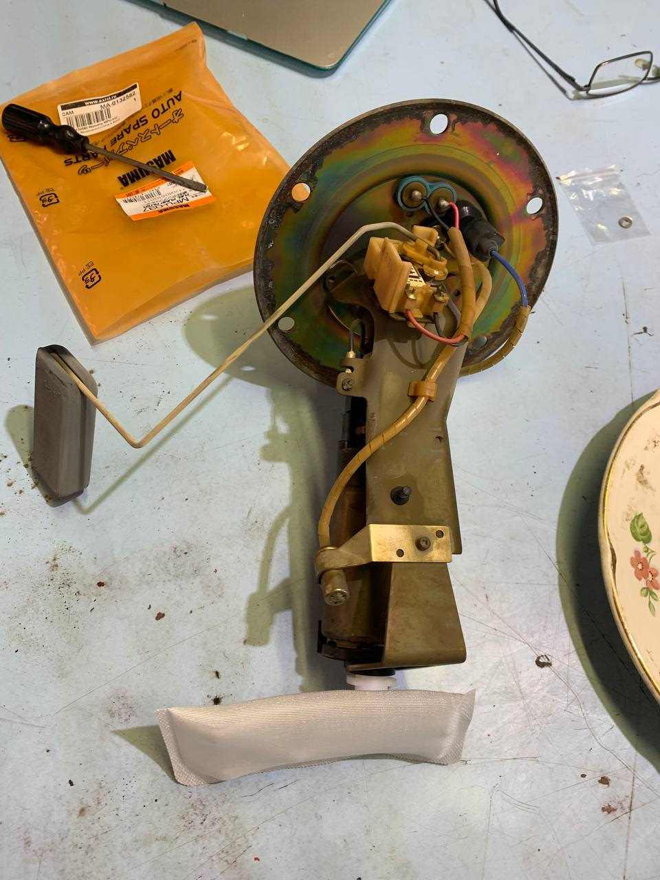 замена сетки в бензонасосе — Honda CR-V (RD1, RD2), 2 л, 1998 года ...