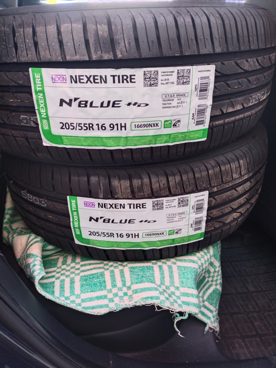 Летняя резина NEXEN — KIA Ceed SW (2G), 1,6 л, 2018 года | шины | DRIVE2