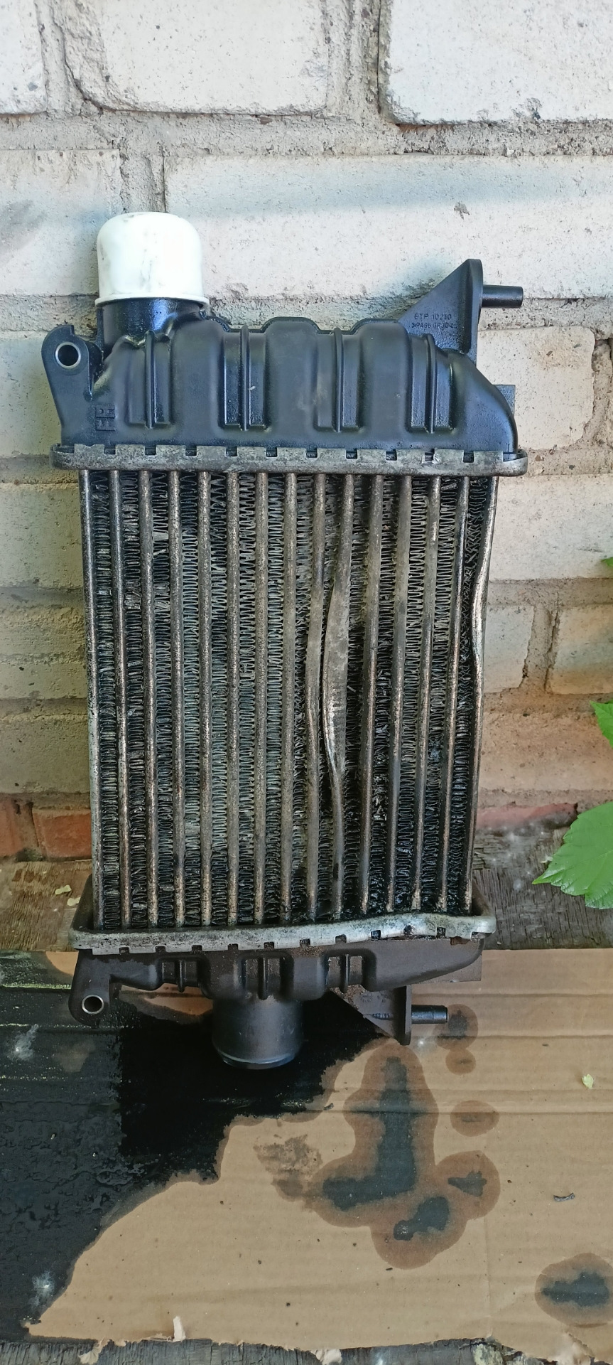 Интеркулер — Nissan Almera II (N16), 1,5 л, 2003 года | своими руками ...