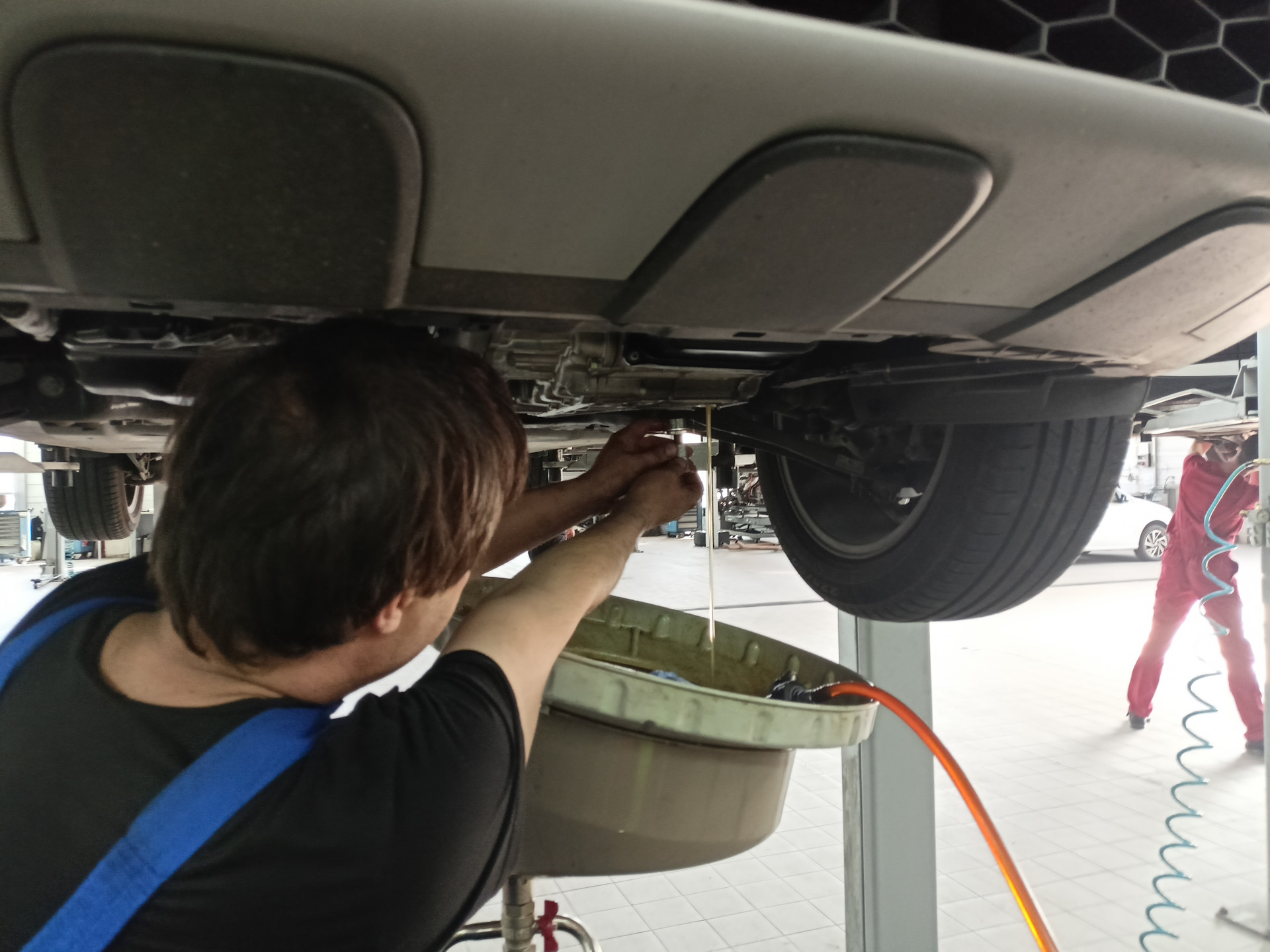 Устранение течи коробки робот-автомат ДСГ — Volkswagen Taos, 1,4 л ...