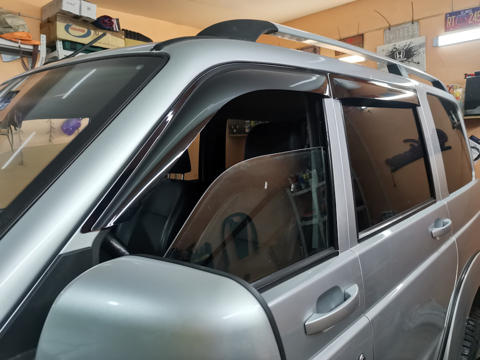 Ветровики ANV Air — УАЗ Patriot, 2,7 л, 2017 года | стайлинг | DRIVE2