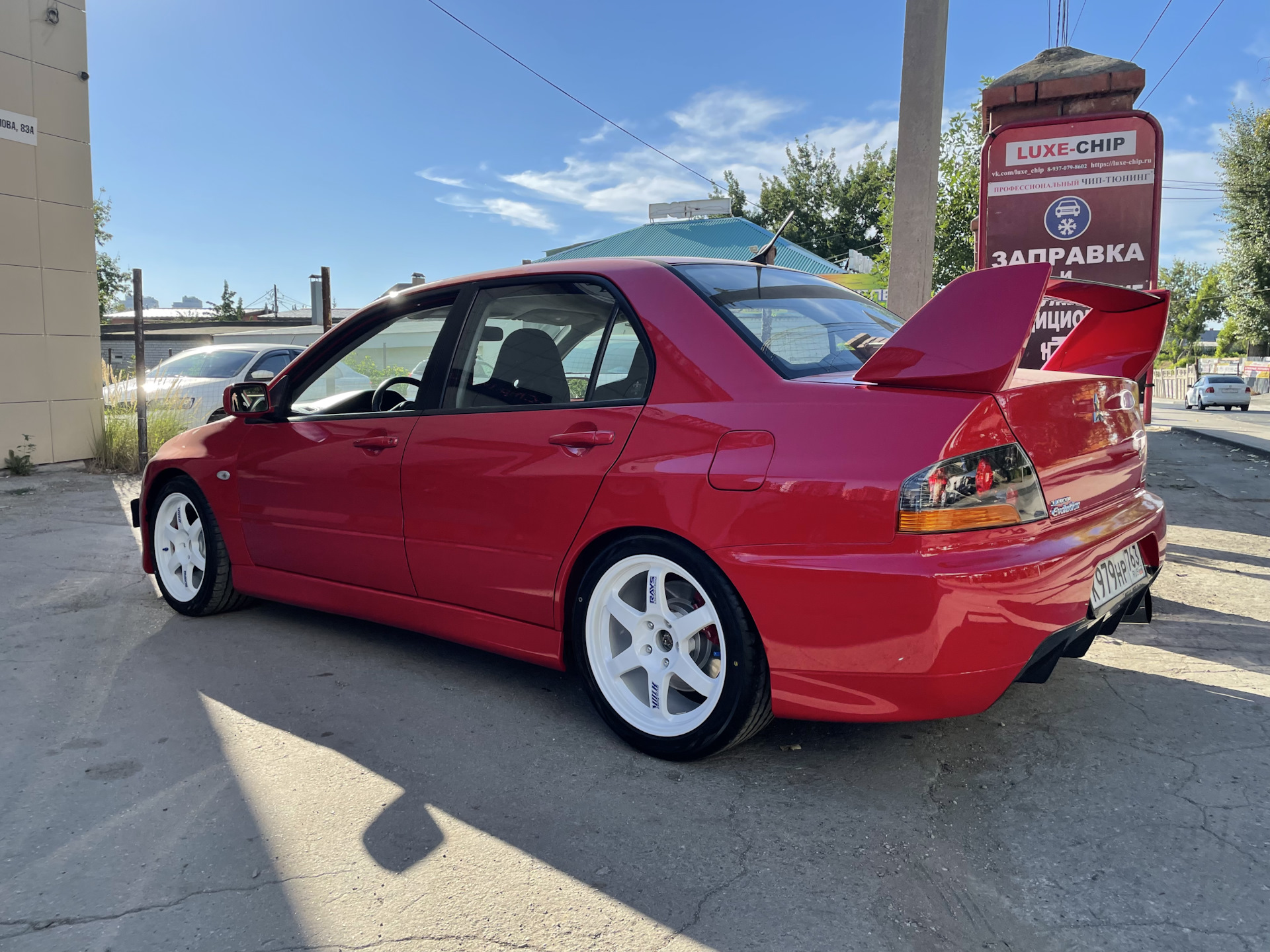 RAYS Volk TE37 — Mitsubishi Lancer Evolution IX, 2 л, 2006 года ...