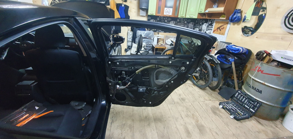 Ремонт ограничителей двери Mazda 6 (3G) GJ — Mazda 6 (3G) GJ, 2 л, 2012 ...