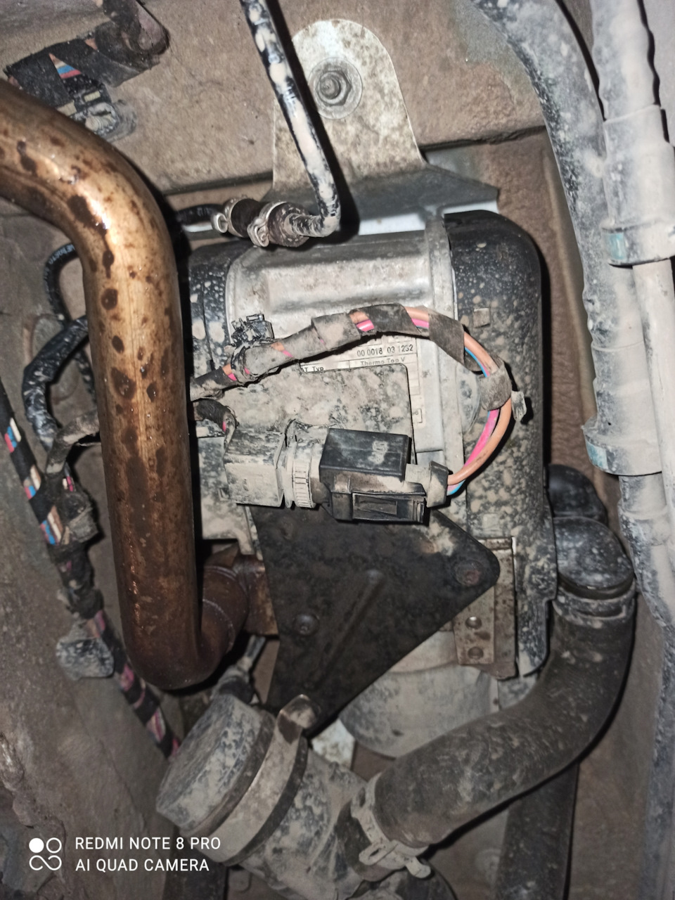 Webasto, капает дизель с глушителя — BMW X5 (E70), 3 л, 2009 года ...