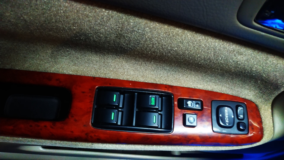 Блок управления стеклоподъёмников (БУС) с LED подсветкой — Toyota Camry ...
