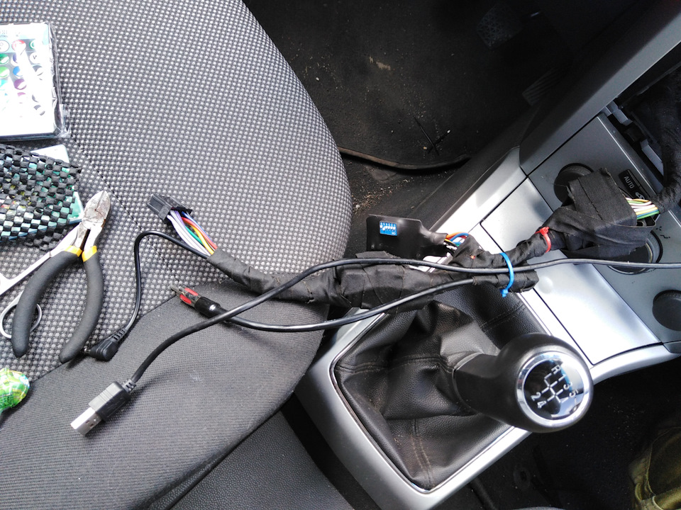 Заменил штатную магнитолу — Opel Astra H, 1,6 л, 2012 года | автозвук ...