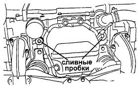 Пробки на блоках цилиндров — Subaru Forester (SF)