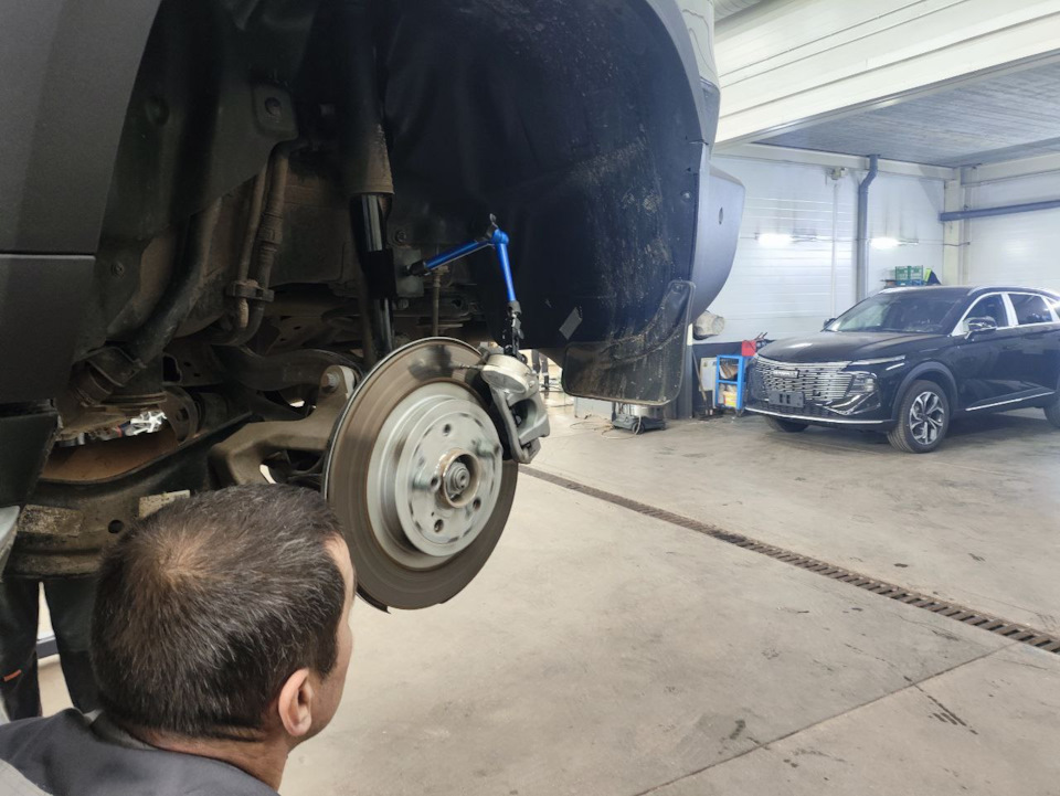 А на заднем фоне стоит F7 ждёт сигналку, а Диагност занят. — Haval Dargo